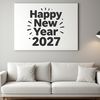 Countdown to 2027 new year celebration digital illustration in vector format.