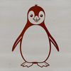 Beautiful Antarctic Creature A single penguin standing on ice.