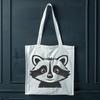 Cute Raccoon Clip Art in Vector Format A detailed illustration of a raccoon in vector format, suitable for cutting machines like Cricut or laser cutting.