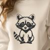 Editable Raccoon Clip Art for Designers A detailed illustration of a raccoon, suitable for editing with vector graphics software like Illustrator or Procreate.