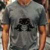 Beautiful Amphibian SVG Artwork A digital illustration of a salamander in vector format, suitable for cutting machines and laser cutters.
