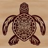 An ornate design of a wild sea creature, suitable for various designs and projects.