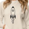 Detailed Space Ship Design SVG A detailed illustration of a futuristic spaceship with sleek lines and metallic accents.