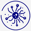 A simple illustration of bacteria in a microbiological context.