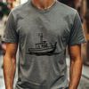 Nautical Vector Design for Crafting and DIY Illustrative vector design of a boat for crafting and DIY projects