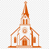 Vector Art Design of a Baptist Building A detailed illustration of a traditional Baptist church building, suitable for vector art designs.