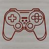 Gaming Controller Vector Graphics A vector graphic representation of a common gaming device used for playing video games on computers or consoles.