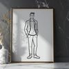 Free Male Clipart SVG Design An illustration of a male figure created using vector art.