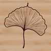 Natural Leaf Illustration in SVG Format A high-quality SVG vector illustration of a single leaf with detailed veins and edges.