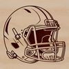 High-Definition Football Vector Graphic A high-definition vector image of an American football, ideal for various design projects.