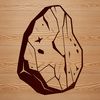 Beautiful Stone Vector Graphic Vector graphic representation of a stone in high-resolution.