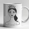 Vector Princess Image for Digital Use Illustration of a young princess for use in digital design projects.