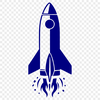 Cutting Machine Friendly Rocket Blueprint A futuristic spaceship design for vector art and cutting machines.