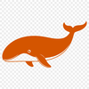 A detailed silhouette of a whale in vector format, suitable for cutting machines like Cricut.