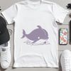Beautiful Whale Silhouette SVG Design Illustrative whale silhouette in vector format, suitable for cutting machines and laser engraving.