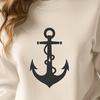 Anchor Printable Artwork In SVG, PNG, PDF And DXF Formats