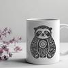 Ornate Sloth Vector Craft File