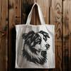 Artistic Australian Shepherd In PDF & PNG