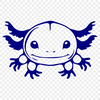 Axolotl Vector Drawing In SVG File Format For Free Download