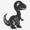 Dinosaur Vector Image In SVG, PNG, PDF And DXF File Formats