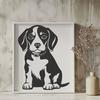 Puppy Vector Image In SVG, PNG, PDF And DXF Formats