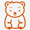 Bear In PDF Format - Free Commercial Use License