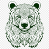 Free Unique Bear Vector Craft File