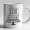 Beautiful Cake - Glowforge DXF Free Download