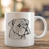 Unique Bulldog In PDF And PNG