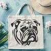 Unique Bulldog Vector Illustration In DXF For Free Download