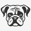 Free Bulldog In SVG, PNG, PDF And DXF File Formats - Free