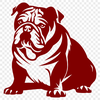 Sitting Bulldog Decal