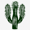 Artistic Cactus In SVG, PNG, PDF And DXF File Formats - Free