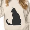 Creative Sitting Cat Clip Art