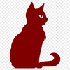 Artistic Sitting Cat DXF