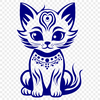 Beautiful Cat In SVG Free Commercial Use Download