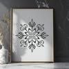 Creative Snow - Glowforge SVG