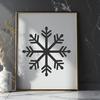 Snow Stencil In PNG & SVG - Free Digital Download