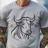 Stunning Cow In SVG, PNG, PDF And DXF File Formats - Free