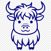 Free Cow In DXF Format - Free Download