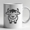 Beautiful Cow - Sublimation PNG