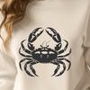 Stunning Crab - Cricut PNG