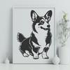 Stunning Corgi - Sublimation DXF