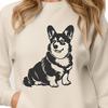 Free Unique Corgi Drawing PDF - Commercial Use