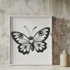 Artistic Butterfly In DXF - Free Download