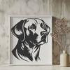 Unique Labrador Retriever - Glowforge SVG Free Download