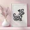 Stunning Sitting Dog Illustration - DXF