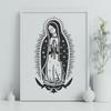 Unique Virgin Mary - Laser Cutter SVG