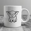 Sitting Piglet Image - PNG Free Download