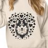 Creative Shetland Sheepdog In DXF For Free Download